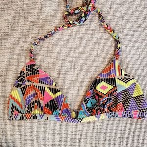 Mara Hoffman Multi Color Bikini Top